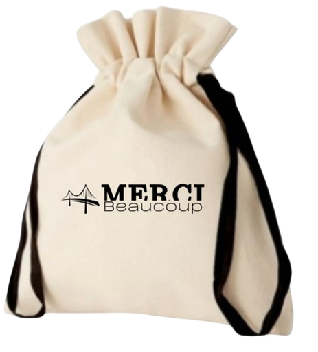 [MB021] Pochons en coton avec liens de serrage